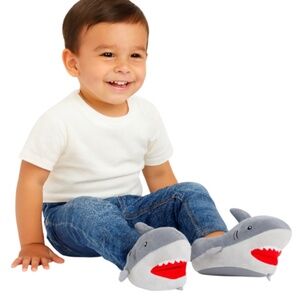 Wonder Nation Toddler Boys' Shark Slippers